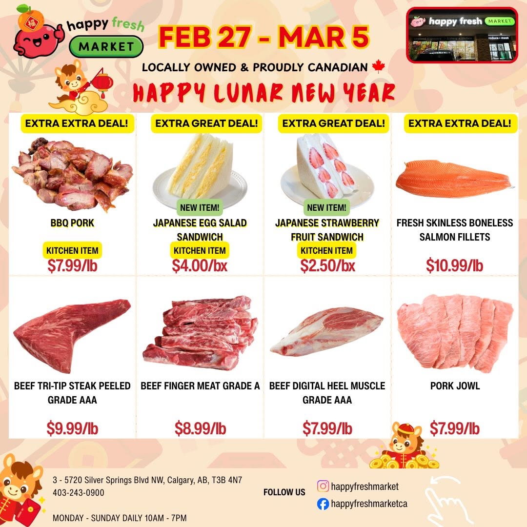Lunar New Year deals flyer, February 27 to March 5